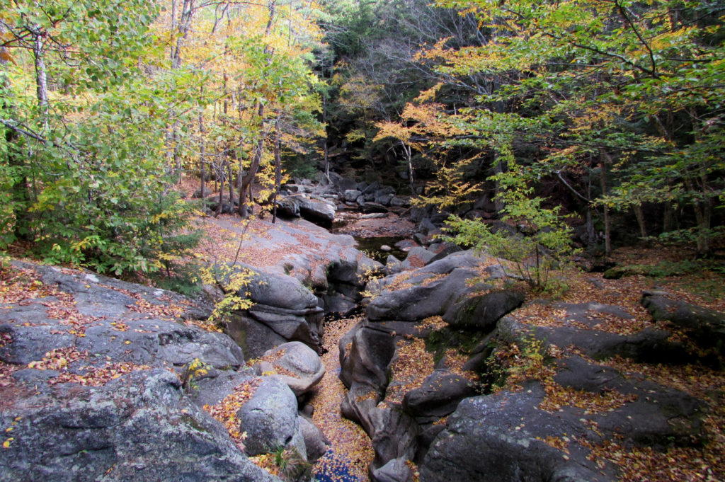 New Hampshire's sculptured rocks