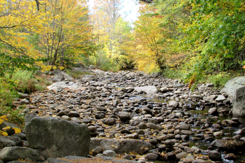 New Hampshire's sculptured rocks