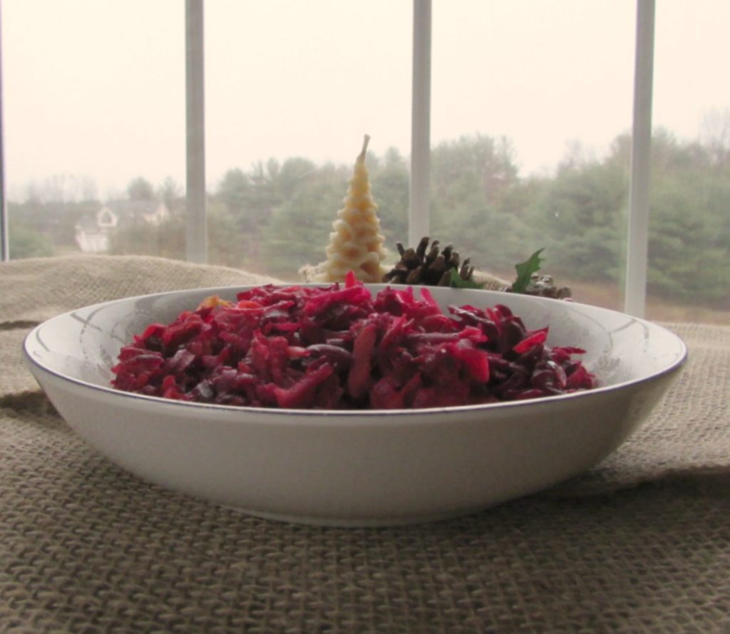 Delicious and healthy beet salad