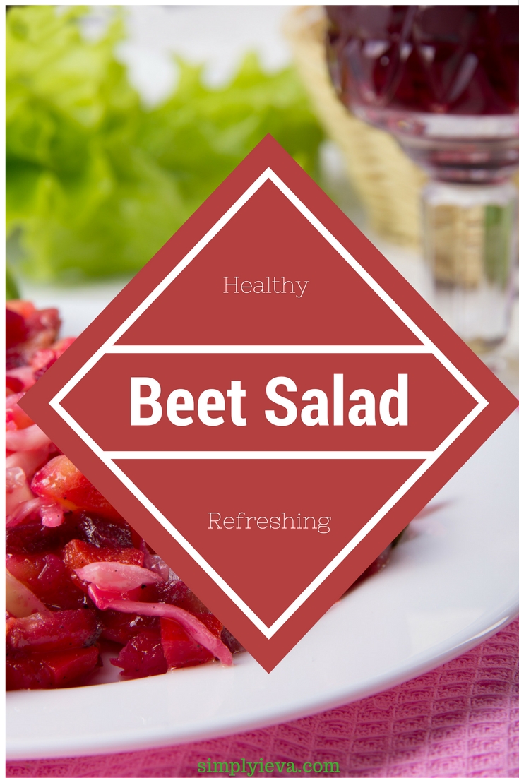 Delicious and healthy beet salad