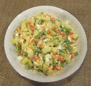 Prepared white salad