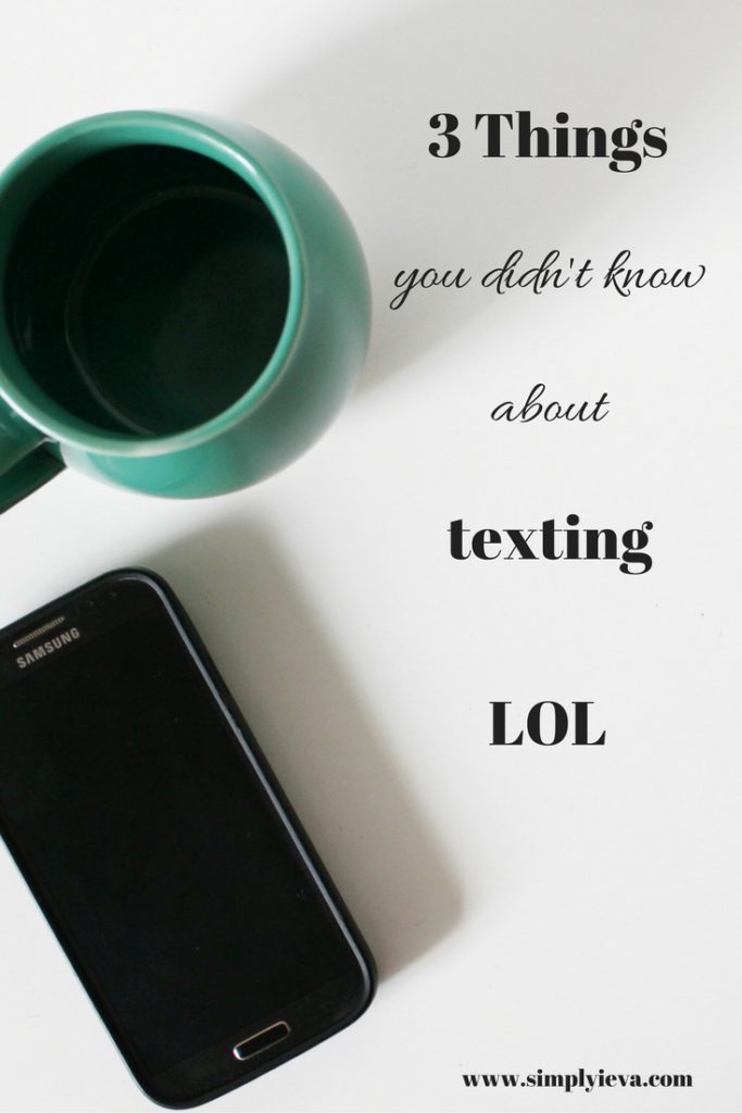 Peculiarities of Texting Language LOL