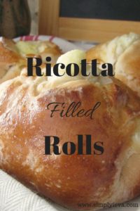 Recipe of delicious buns filled with ricotta cheese