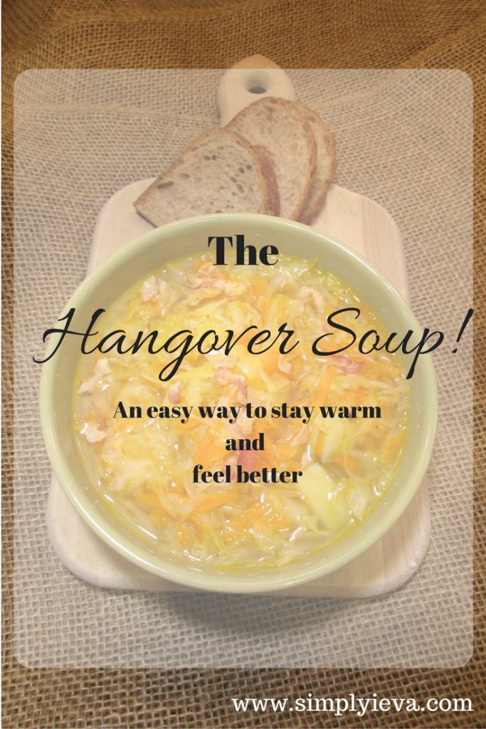 Easy and delicious sauerkraut soup recipe on www.simplyieva.com