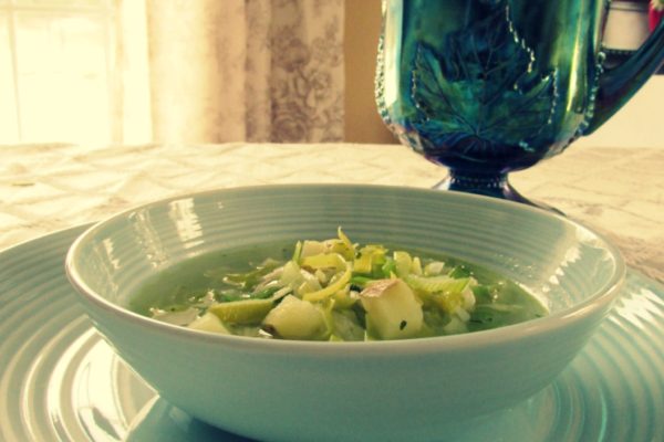 Leek Soup in 20 Minutes or Less