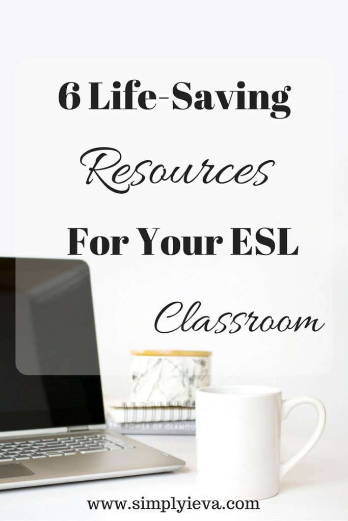 6  Ready to Use Resources for ESL Teachers