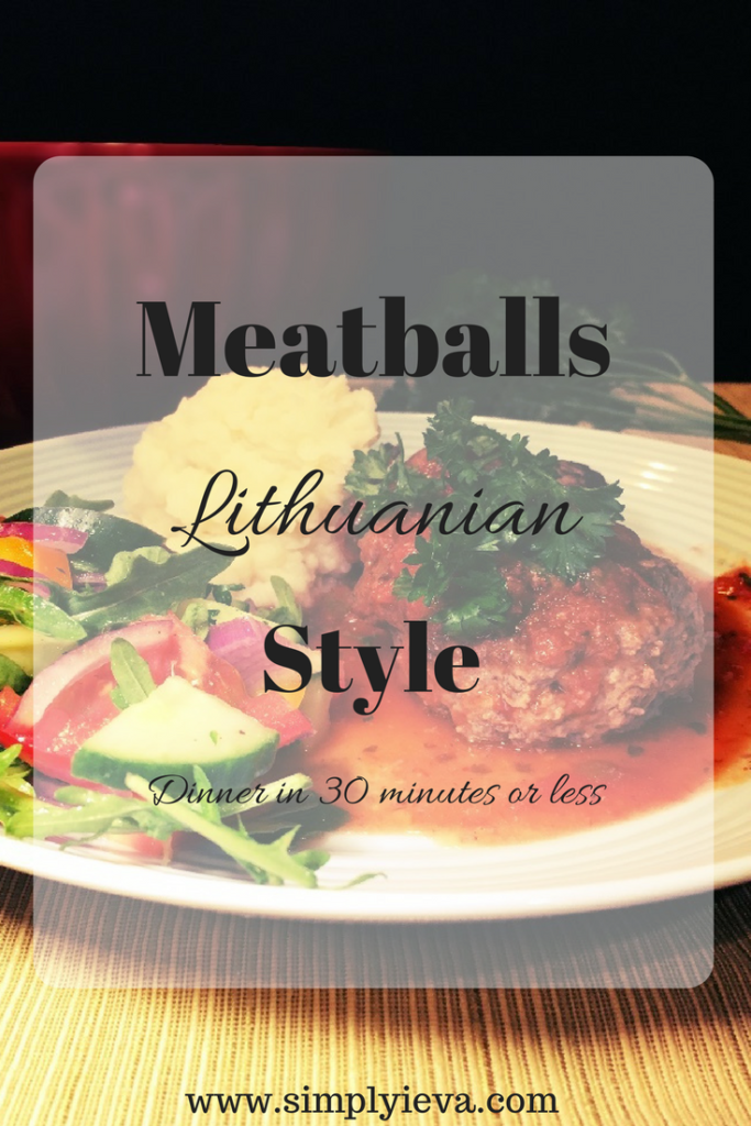 Recipe of yummy meatballs