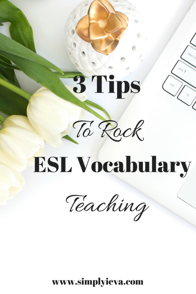 Strategies for making your vocabulary teaching fun and engaging