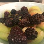 A recipe of honeydew blackberry salad