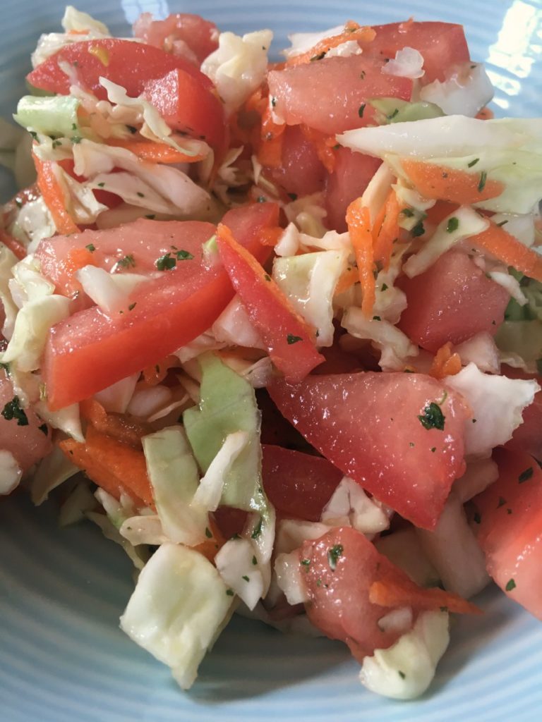 Deliciously refreshing cabbage salad