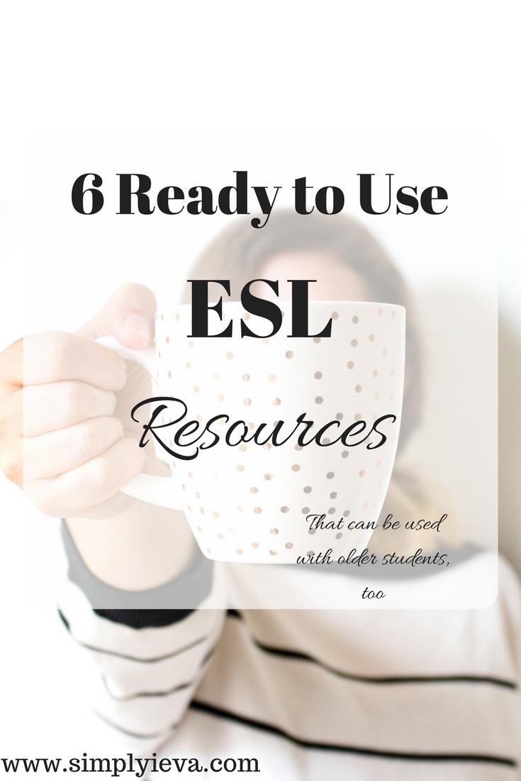 Online Resources For ESL Teachers | Simply Ieva | Learn More